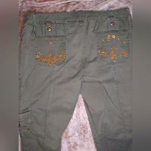 Dereon Army Green Cargo Pants 11/12